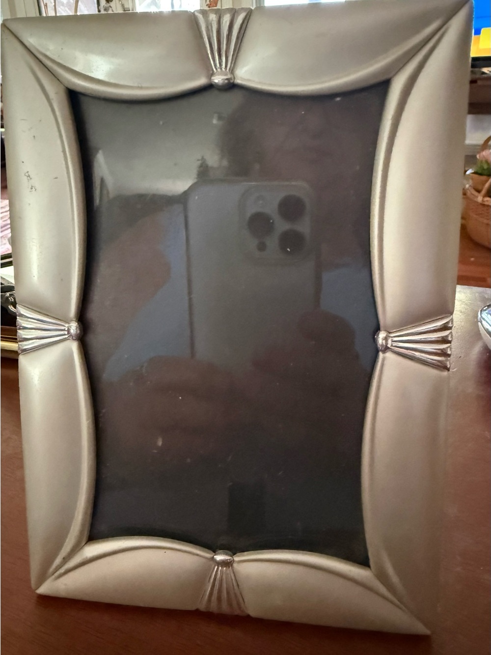 Silver Decorative Picture Frame - Elegant Home Accent